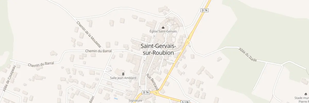 Plan du 4 Pl de l’Horloge à Saint-Gervais-sur-Roubion
