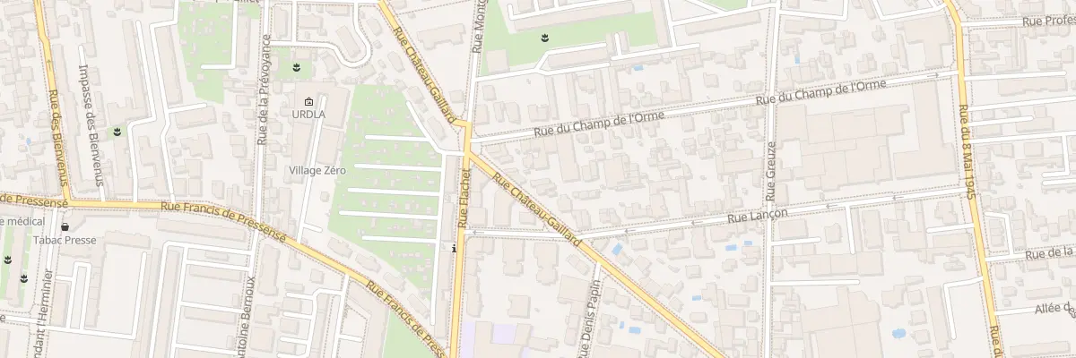 Plan du 139 Rue Château Gaillard à Villeurbanne