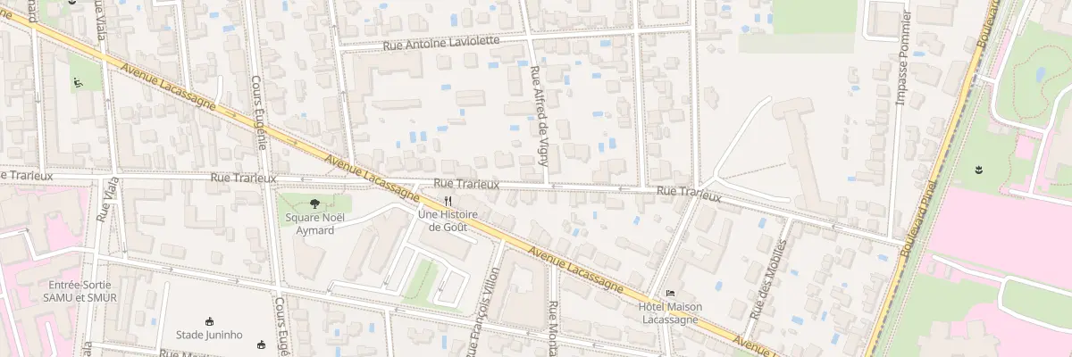 Plan du 101B Rue Trarieux à Lyon 3e Arrondissement