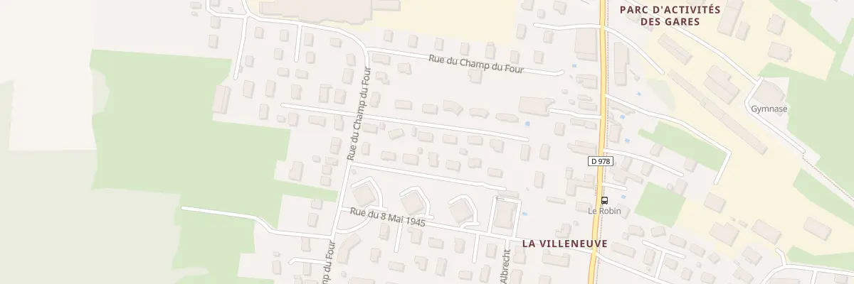 Plan du 9B Rue du Champ du Four à Saint-Marcel