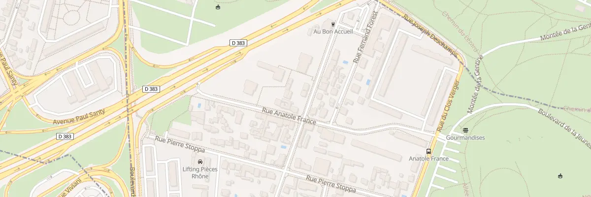 Plan du 16 Rue Francisco Ferrer à Vénissieux