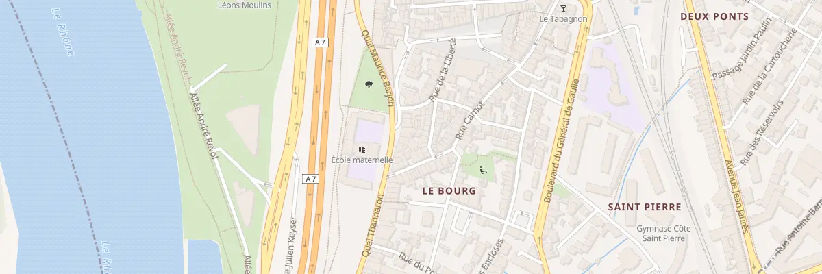 Plan du 5 Quai Thannaron à Bourg-lès-Valence