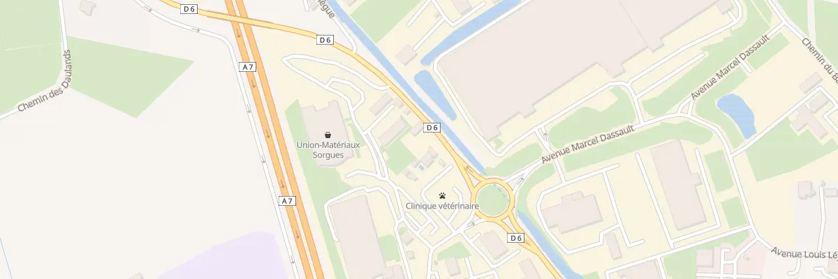 Plan du 2240 Rte de Vedène à Sorgues