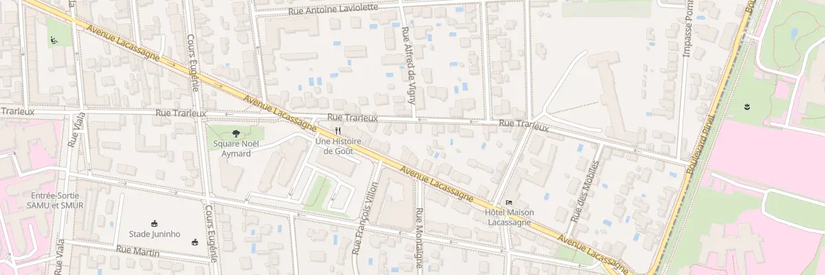 Plan du 104 Rue Trarieux à Lyon 3e Arrondissement