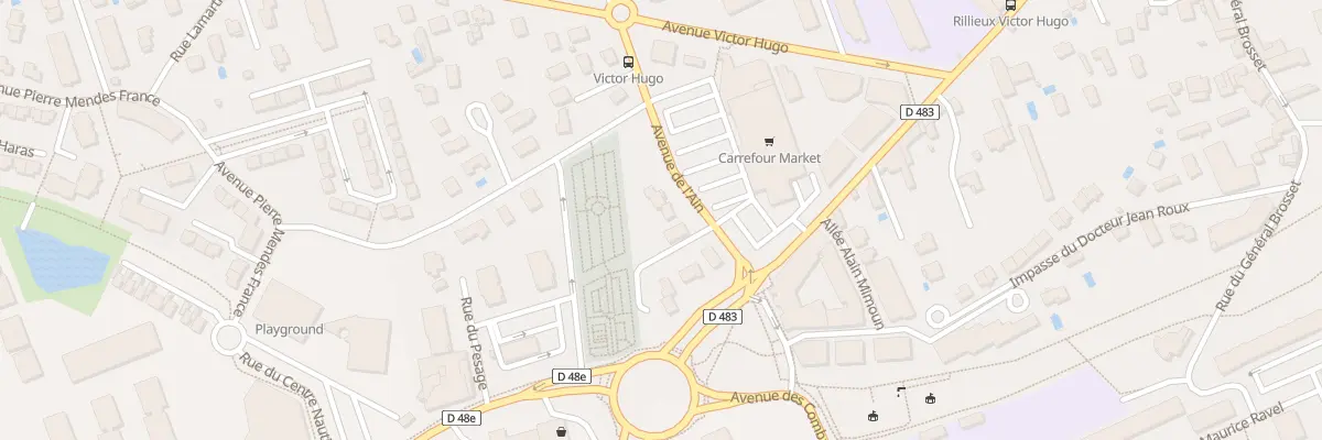 Plan du 81 Av de l’Ain à Rillieux-la-Pape