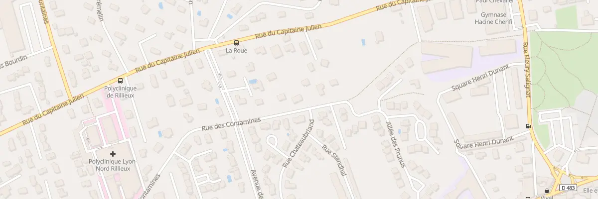 Plan du 421 Rue des Contamines à Rillieux-la-Pape