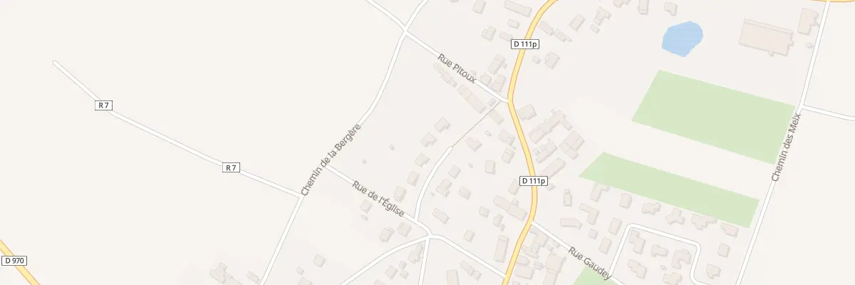 Plan du 9 Rue de la Bergere à Sainte-Marie-la-Blanche