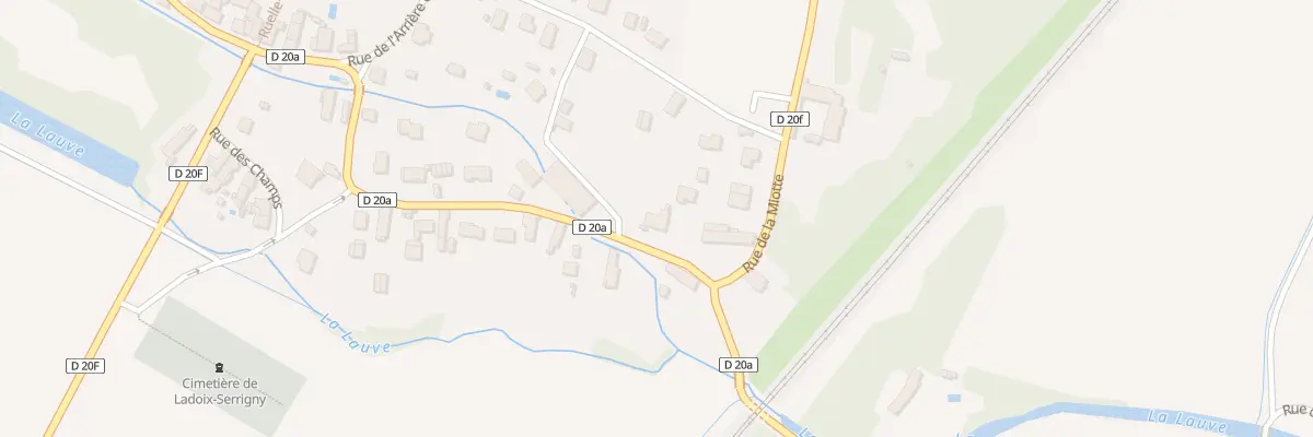 Plan du 13 Rte de Corcelles à Ladoix-Serrigny