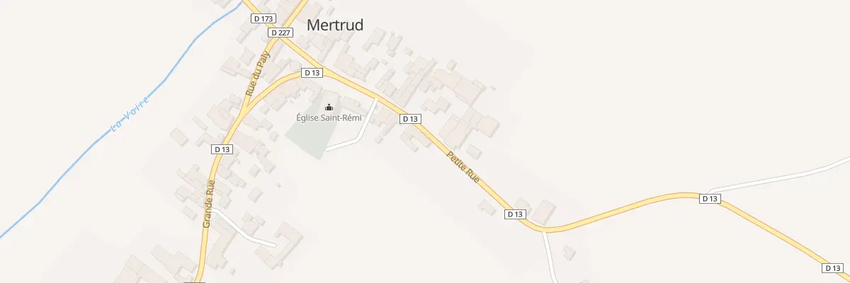 Plan du 12 Rue Petite Rue à Mertrud