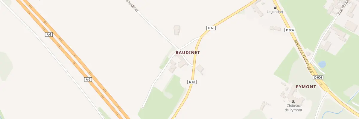 Plan du 309 Rte de Baudinet à Boyer