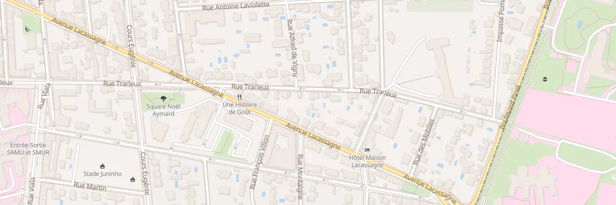 Plan du 106 Rue Trarieux à Lyon 3e Arrondissement