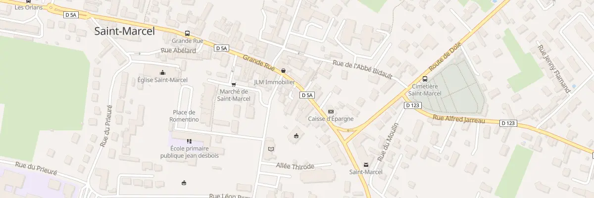 Plan du 62 Grande Rue à Saint-Marcel