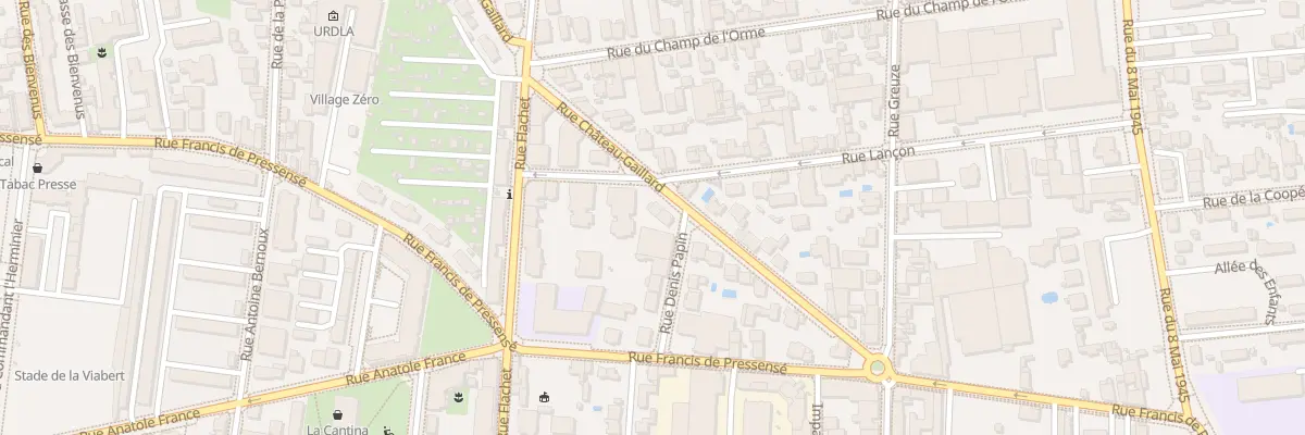 Plan du 154 Rue Château Gaillard à Villeurbanne