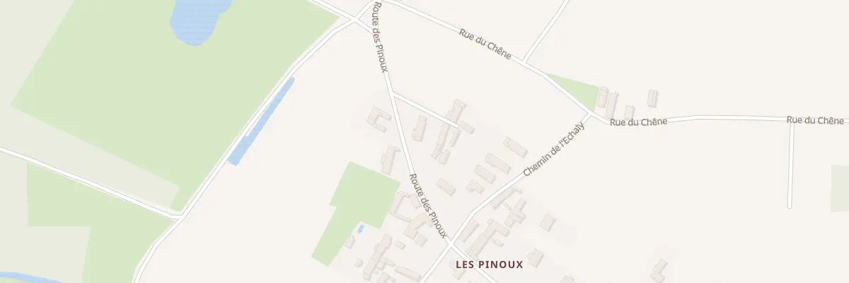 Plan du 1040 Rte des Pinoux à Manziat