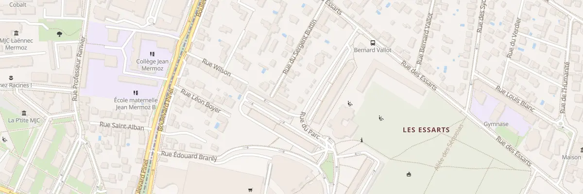 Plan du 21 Rue Sgt Buttin à Bron
