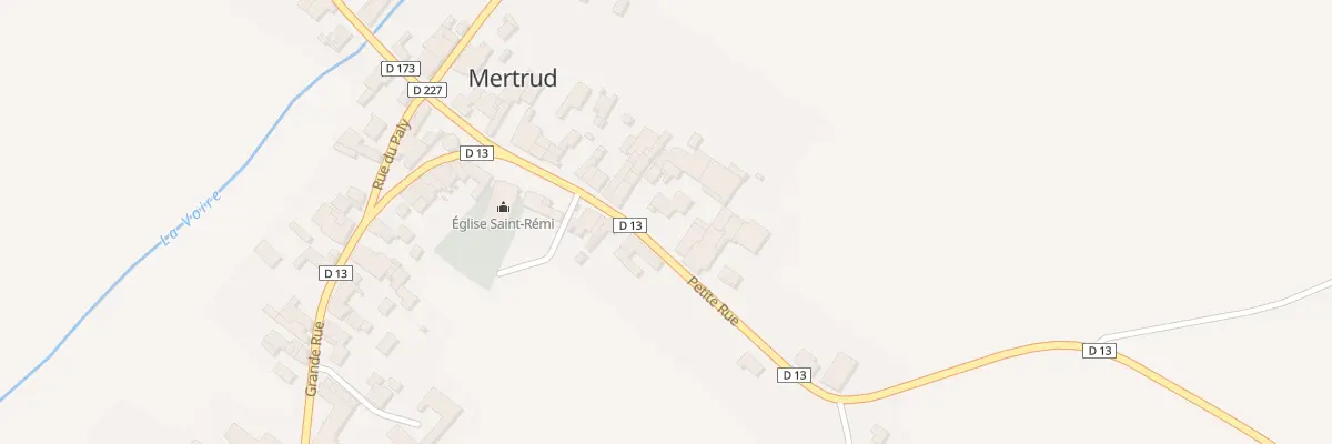 Plan du 33 Rue Petite Rue à Mertrud