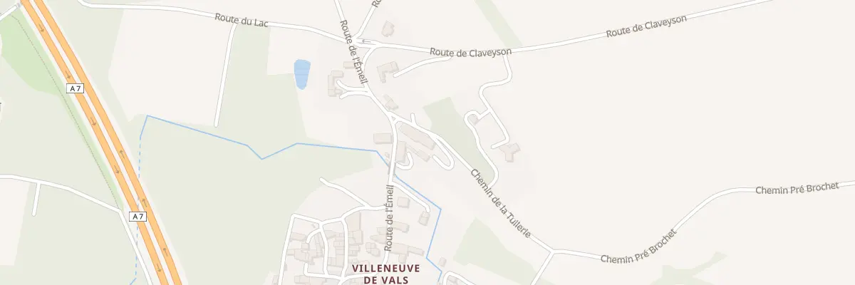 Plan du 220 Rte de l’Emeil à Saint-Barthélemy-de-Vals