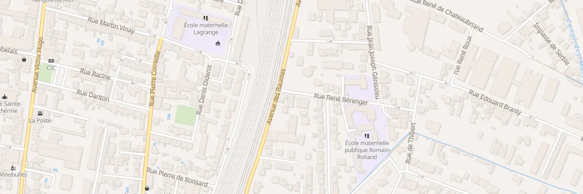 Plan du 4 Rue René Bérenger à Valence