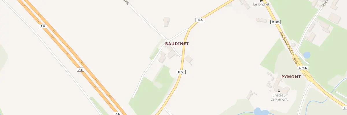 Plan du 153 Rte de Baudinet à Boyer