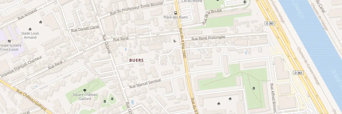 Plan du 5 Pl des Buers à Villeurbanne