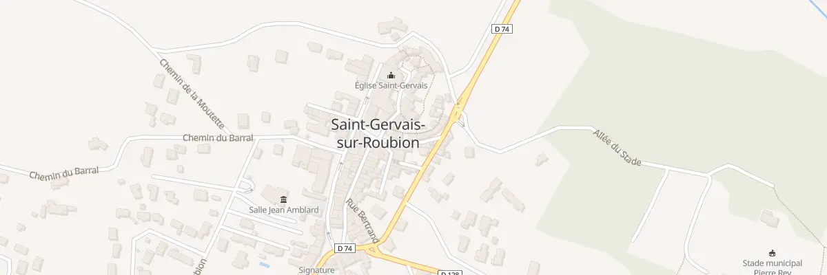 Plan du 5 Mte de l’Horloge à Saint-Gervais-sur-Roubion