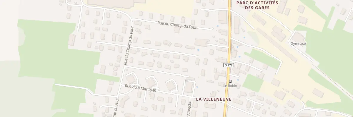 Plan du 9D Rue du Champ du Four à Saint-Marcel