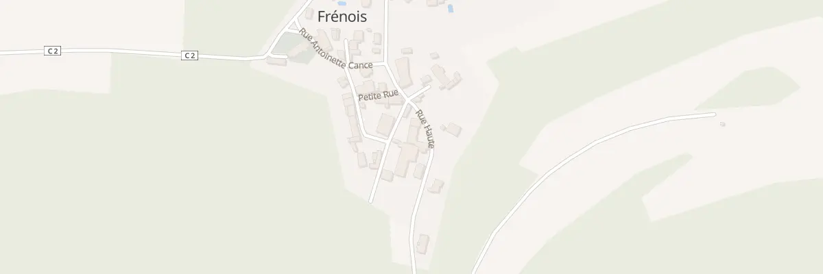 Plan du 8 Rue Haute à Frénois
