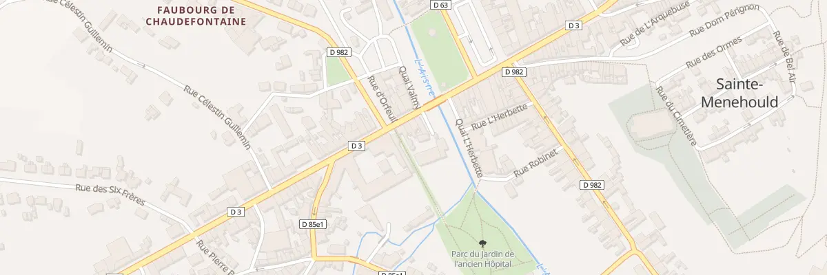 Plan du 6 Rue Florion à Sainte-Menehould