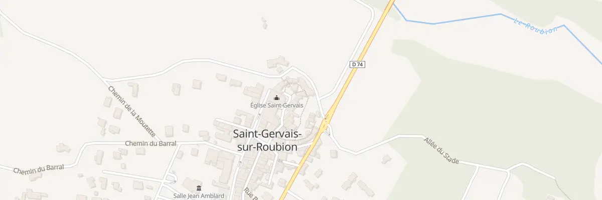 Plan de Pl des Fournils à Saint-Gervais-sur-Roubion