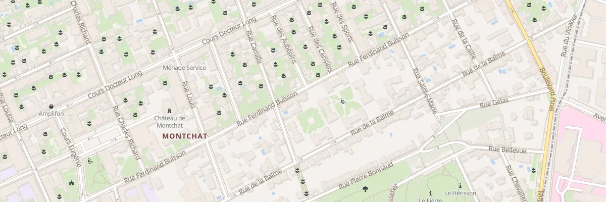 Plan du 90 Rue Ferdinand Buisson à Lyon 3e Arrondissement