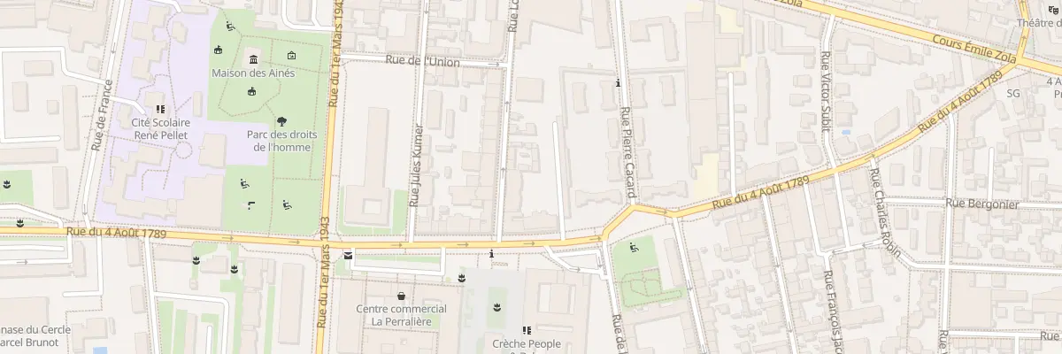Plan du 37 Rue Louis Goux à Villeurbanne