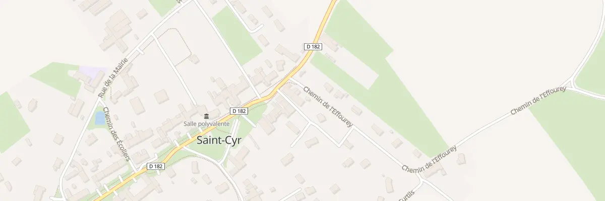 Plan du 4 Che de l’Effourey à Saint-Cyr