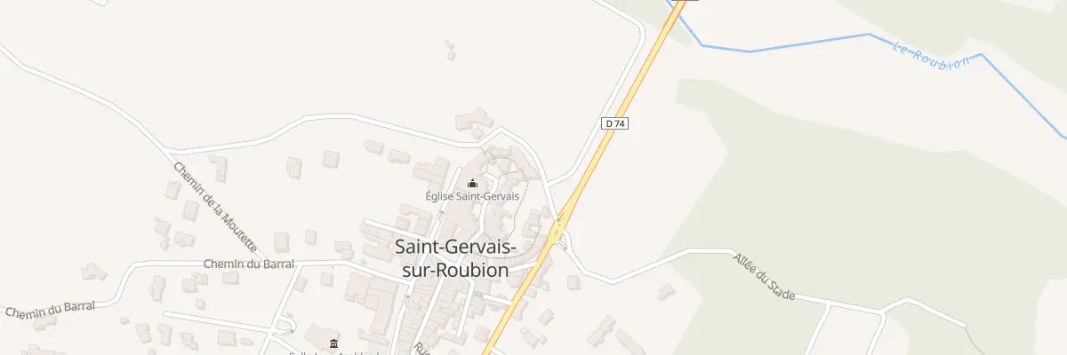 Plan du 9 Rue des Remparts à Saint-Gervais-sur-Roubion