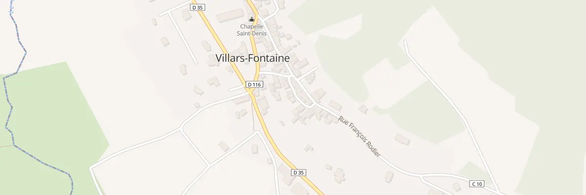 Plan du 7 Rue Traversière à Villars-Fontaine