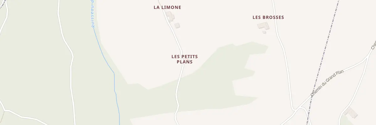 Plan du 5061 Les Petits Plans à Saint-Romain-de-Surieu