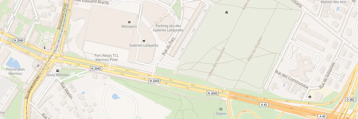 Plan du 27 Rue du Parc à Bron