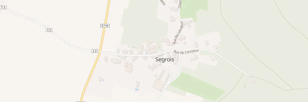 Plan du 15 Gr Grande Rue à Segrois