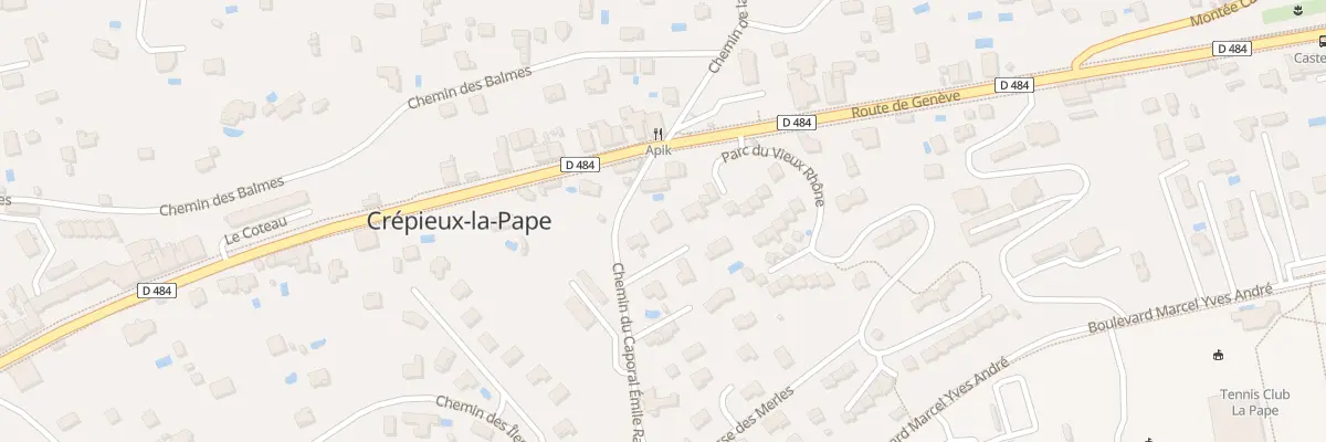 Plan du 2 Imp des Cerisiers à Rillieux-la-Pape