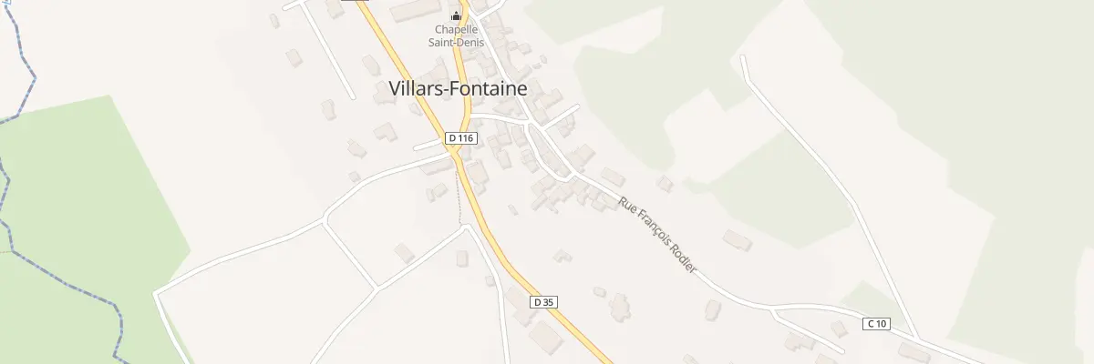 Plan du 26 Rue François Rodier à Villars-Fontaine