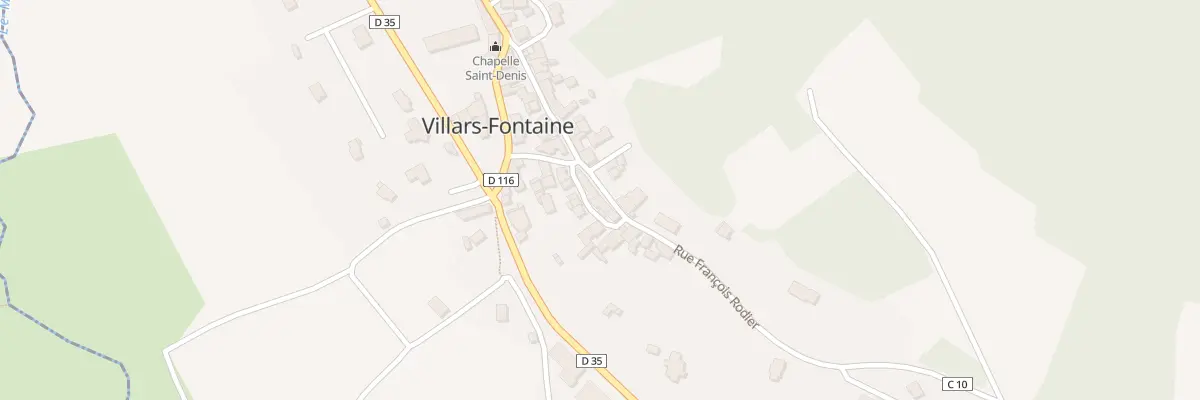 Plan du 5 Rue Traversière à Villars-Fontaine