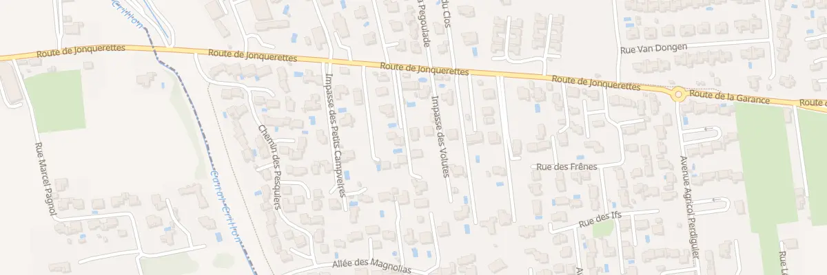 Plan du 881 Rte de la Garance à Morières-lès-Avignon
