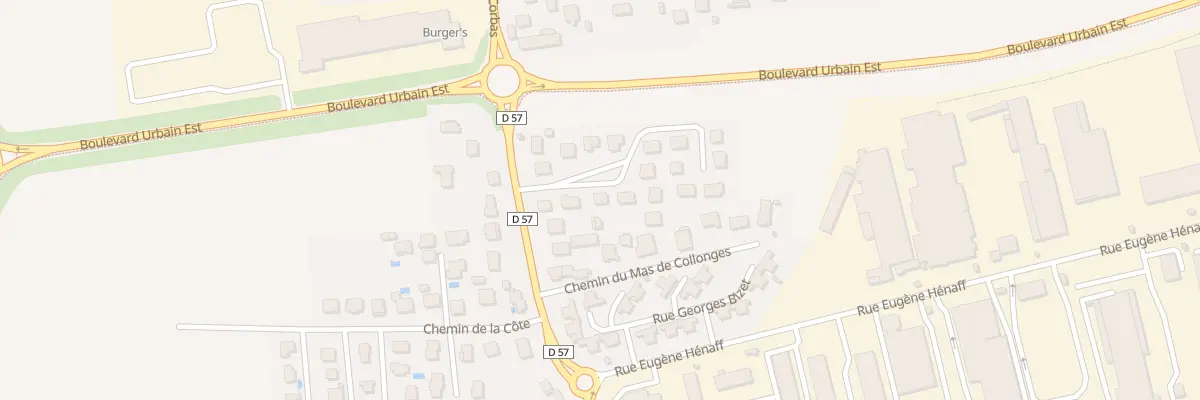 Plan du 3 Rue Jean-Philippe Rameau à Vénissieux