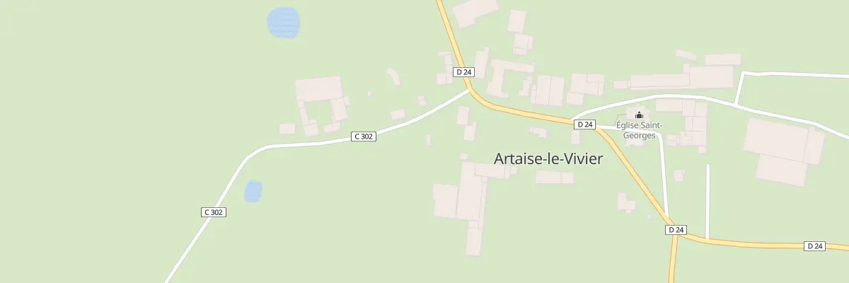 Plan du 1 Rue de la Basse à Artaise-le-Vivier
