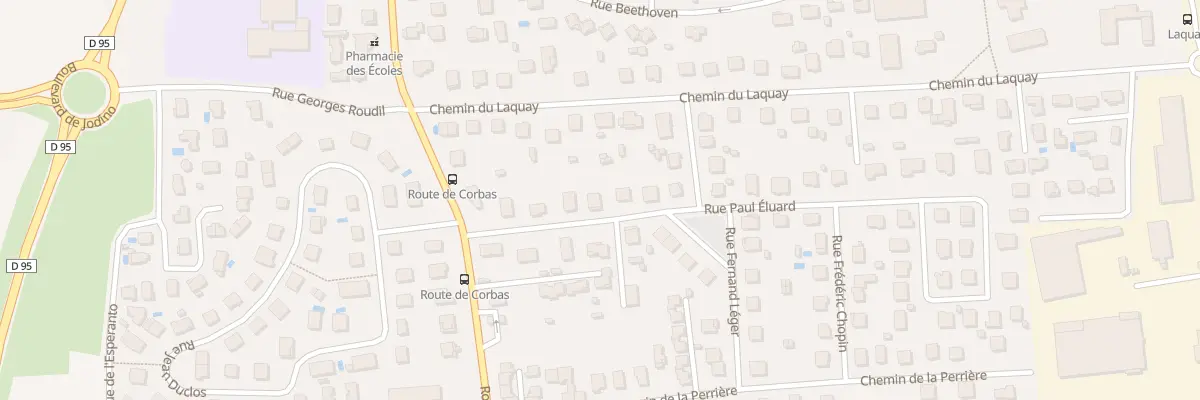 Plan du 9 Rue Paul Eluard à Vénissieux