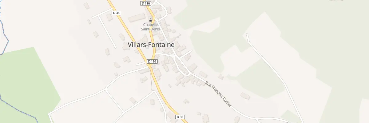 Plan du 19 Rue François Rodier à Villars-Fontaine
