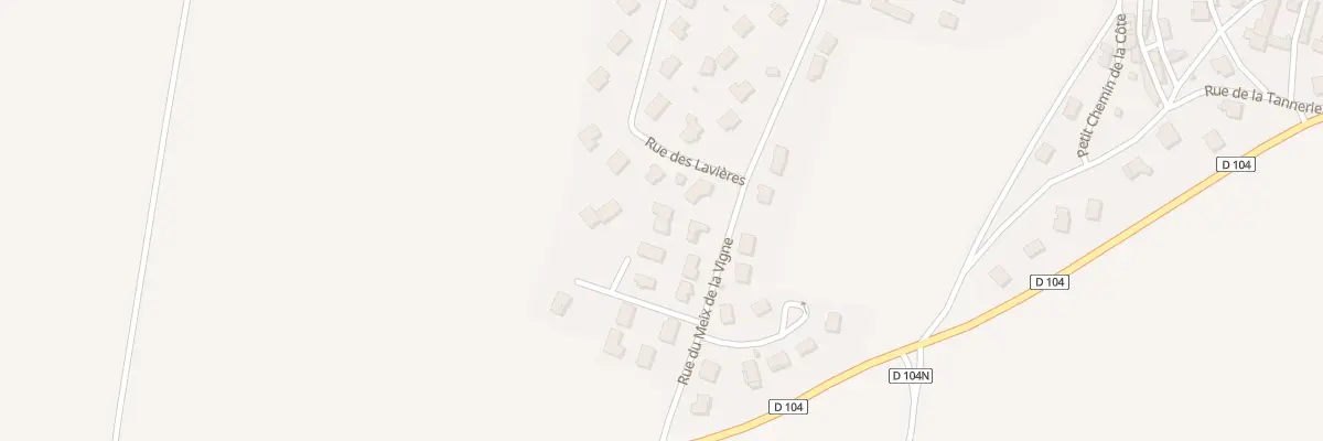 Plan du 26 Rue du Meix de la Vigne à Prenois
