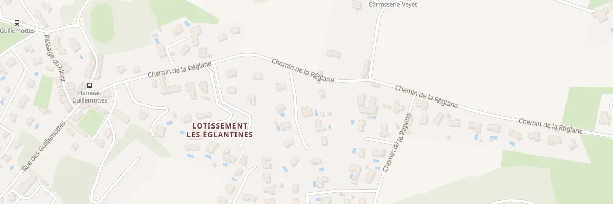Plan du 18 Che de la Réglane à Vienne