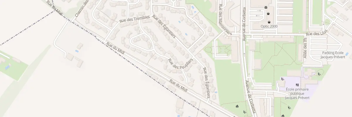 Plan du 6 Rue des Peupliers à Corbas