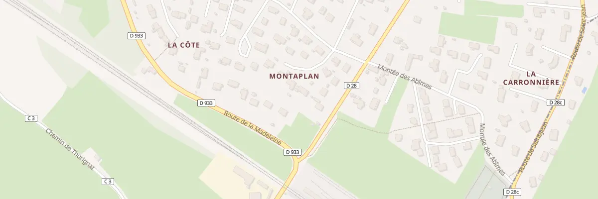 Plan du 55 All de Montaplan à Crottet