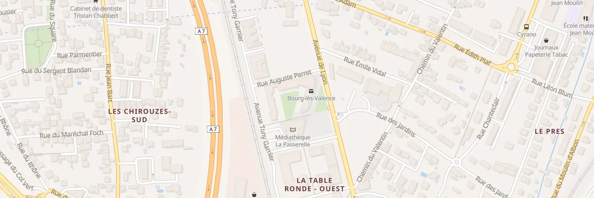Plan du 5 Pl des Rencontres à Bourg-lès-Valence
